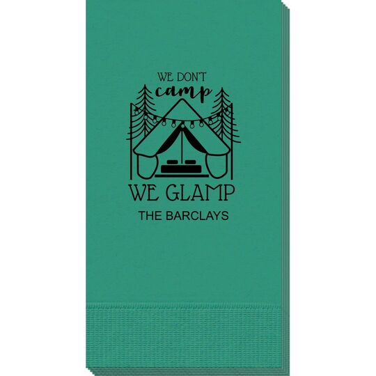 We Don't Camp We Glamp Guest Towels